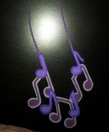 Collar notas musicales